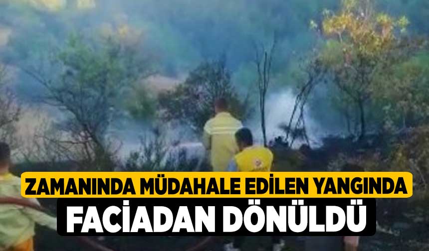 Zamanında müdahale edilen yangında faciadan dönüldü Denizli Haber