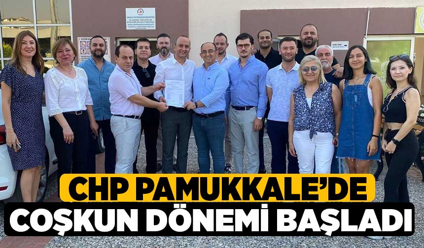 Chp Pamukkalede Co Kun D Nemi Ba Lad Denizli Haber Haberdenizli