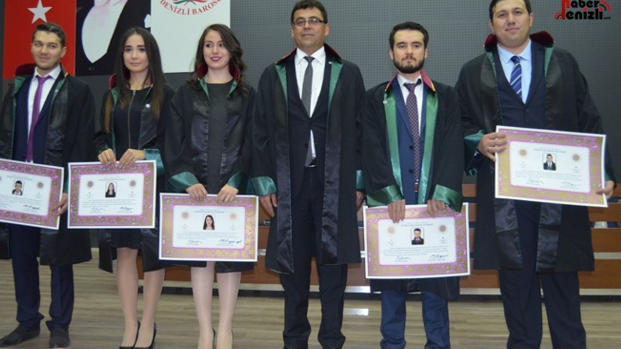 Denizli Barosu'nda Avukat Sayısı 1015'e Ulaştı