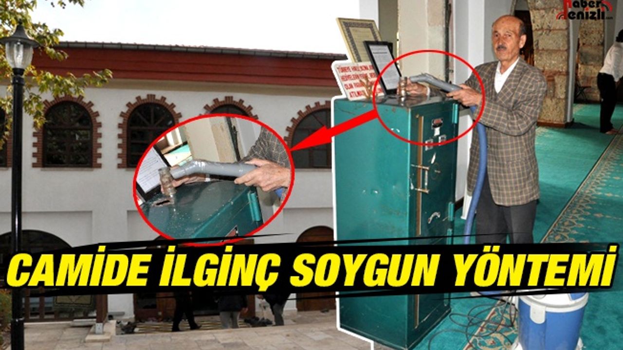 Denizli'de Cami Soygunu: Bu Yöntem İlk Defa Görüldü