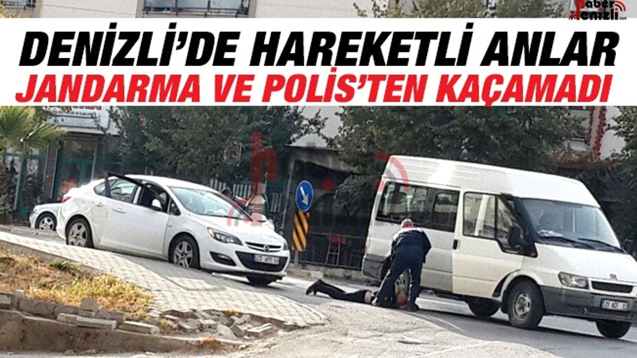Denizli'de Filmleri Aratmayan Kovalamaca: 3 kişi yakalandı