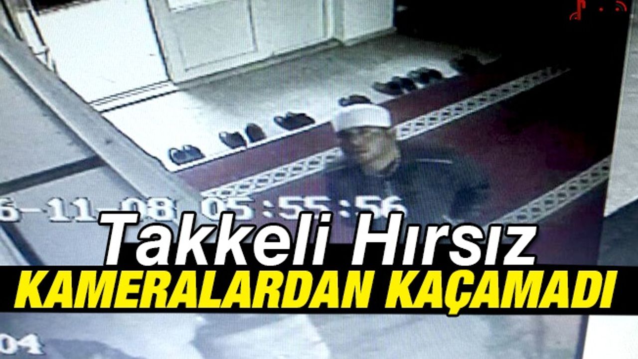 Denizli'de Takkeli Hırsız Caminin Yardım Parasını Çaldı