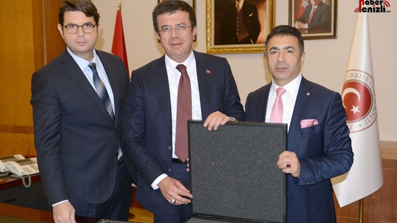 DTO Heyeti Bakan Zeybekci’yi Ziyaret Etti 