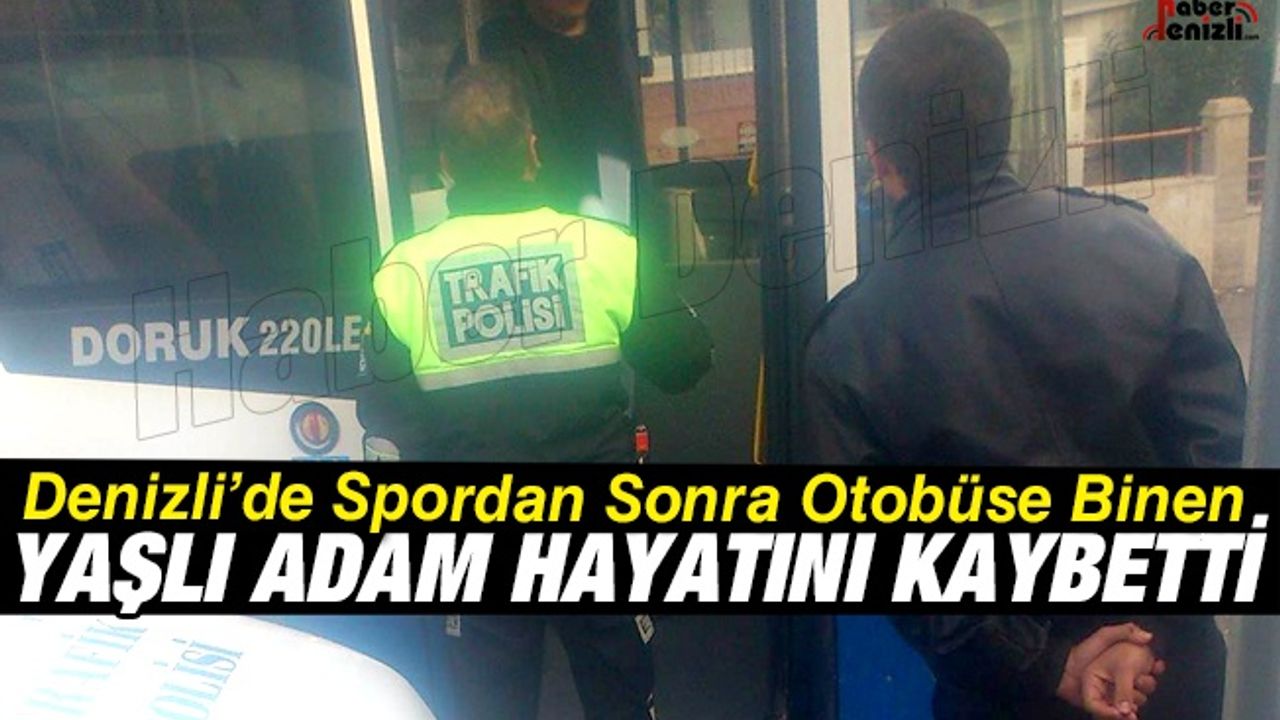 Otobüse Binerken Kalp Krizi Geçiren Yaşlı Adam Öldü