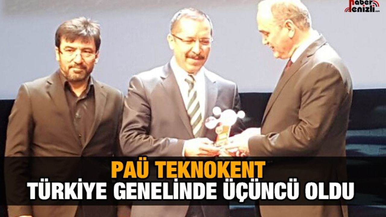 PAÜ Teknokent Türkiye'de Üçüncü Oldu