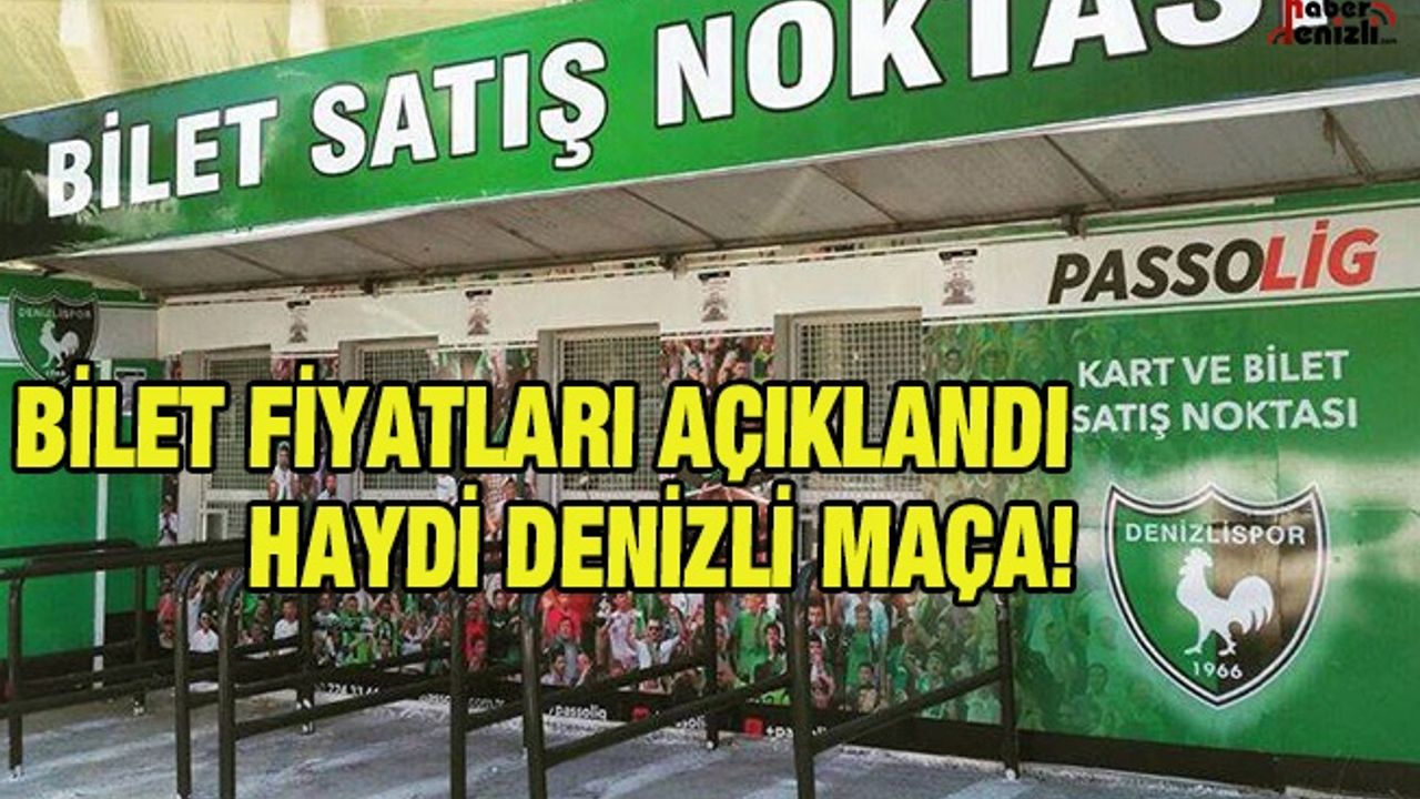 Denizlispor-Ümraniyespor Maçının Bilet Fiyatları Belli Oldu