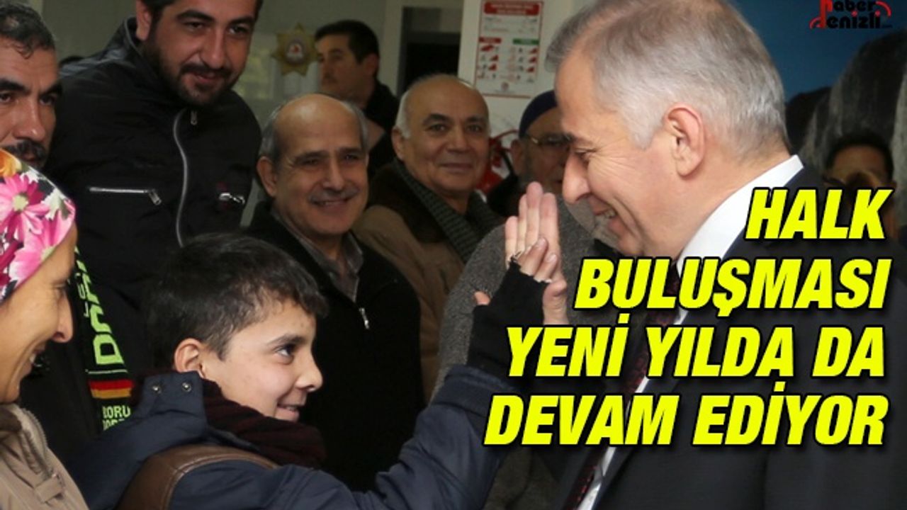 Halk Günü Buluşmaları Yeni Yılda da Devam Ediyor