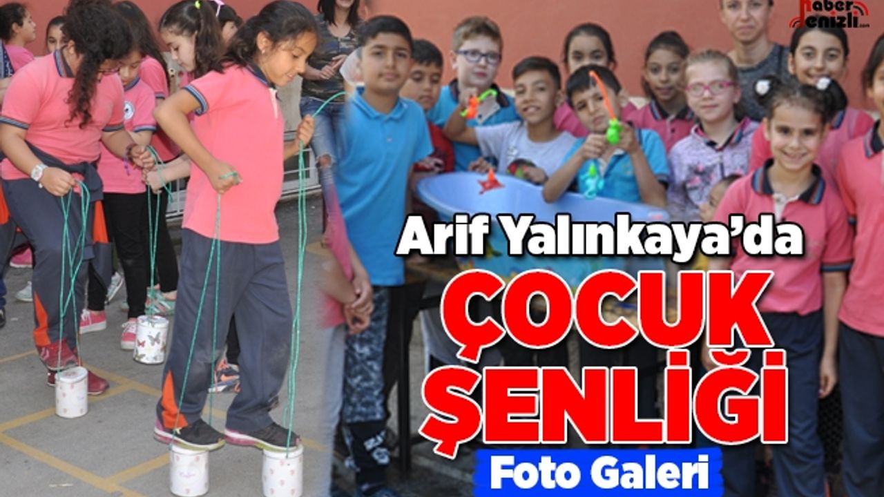 Öğrenciler, şenlikte ok atıp, balık tuttular