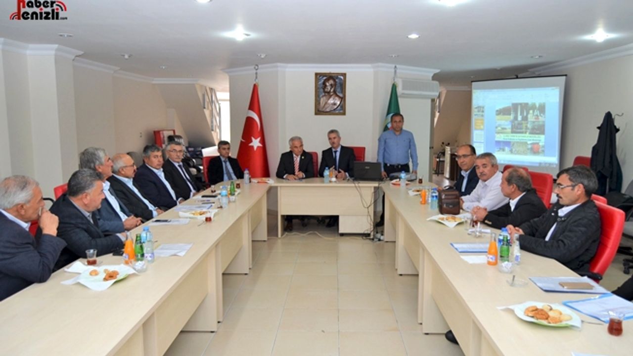 Denizli Tarımı Ziraat Odaları Başkanları ile Değerlendirildi