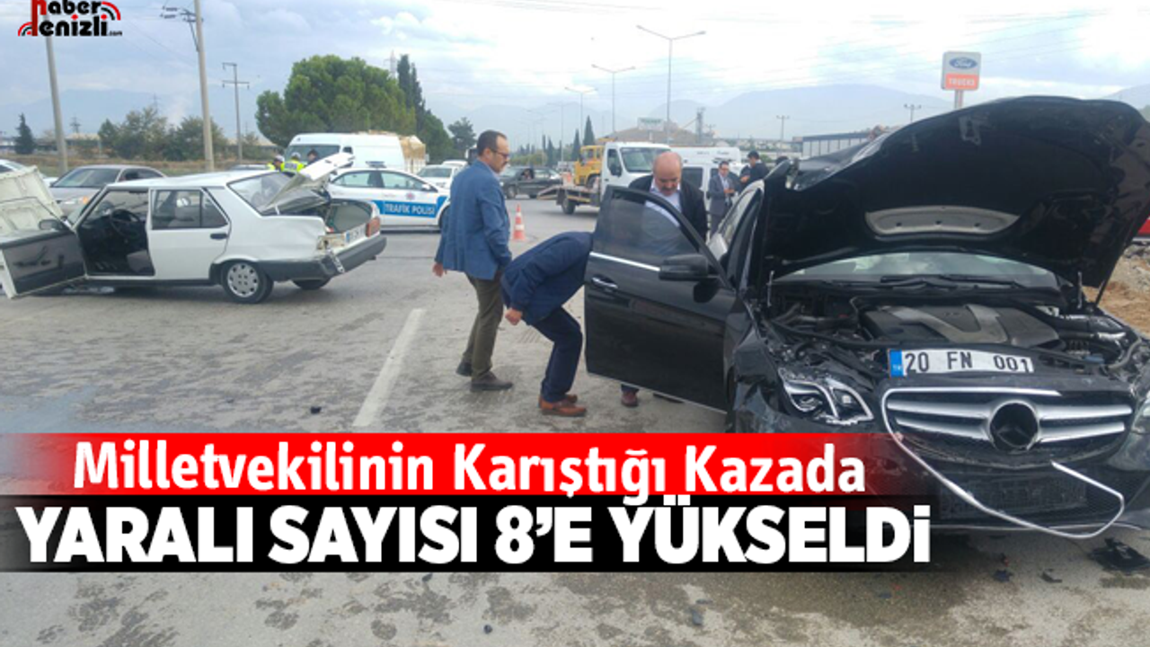 Milletvekilinin karıştığı kazada yaralı sayısı 8'e yükseldi