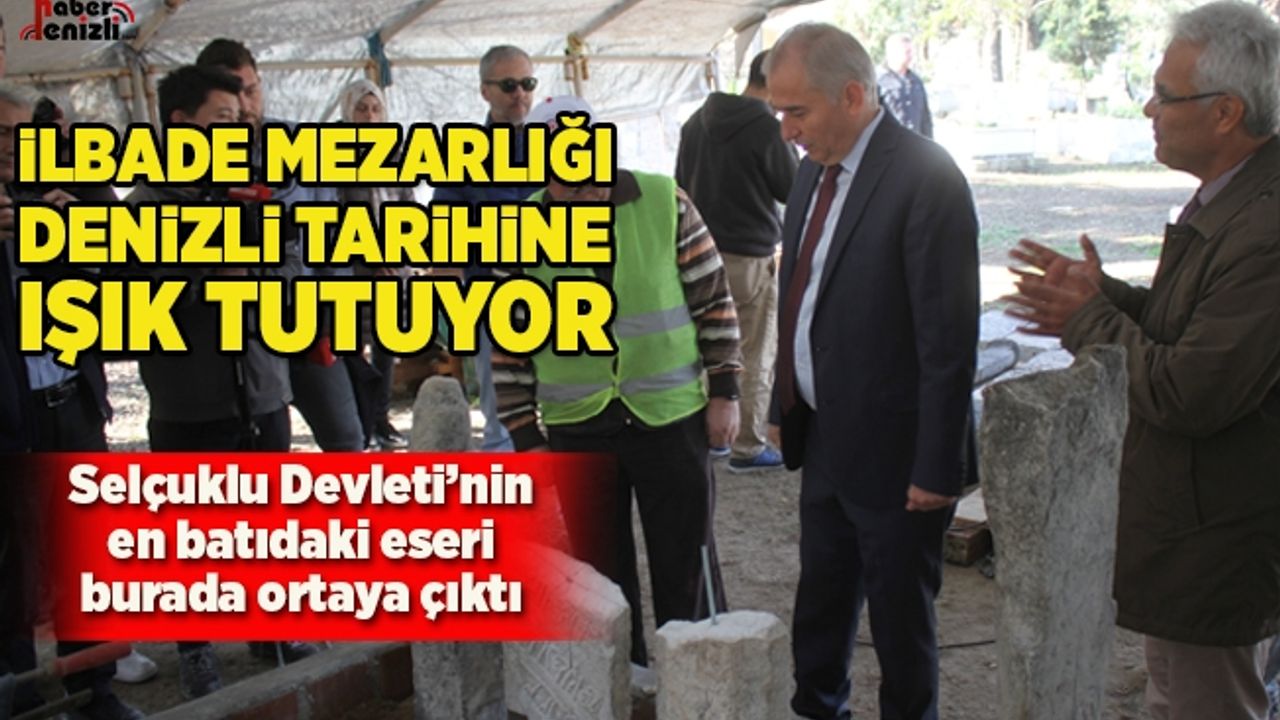 Denizli’nin Tarihi İlbade mezarlığında canlanıyor