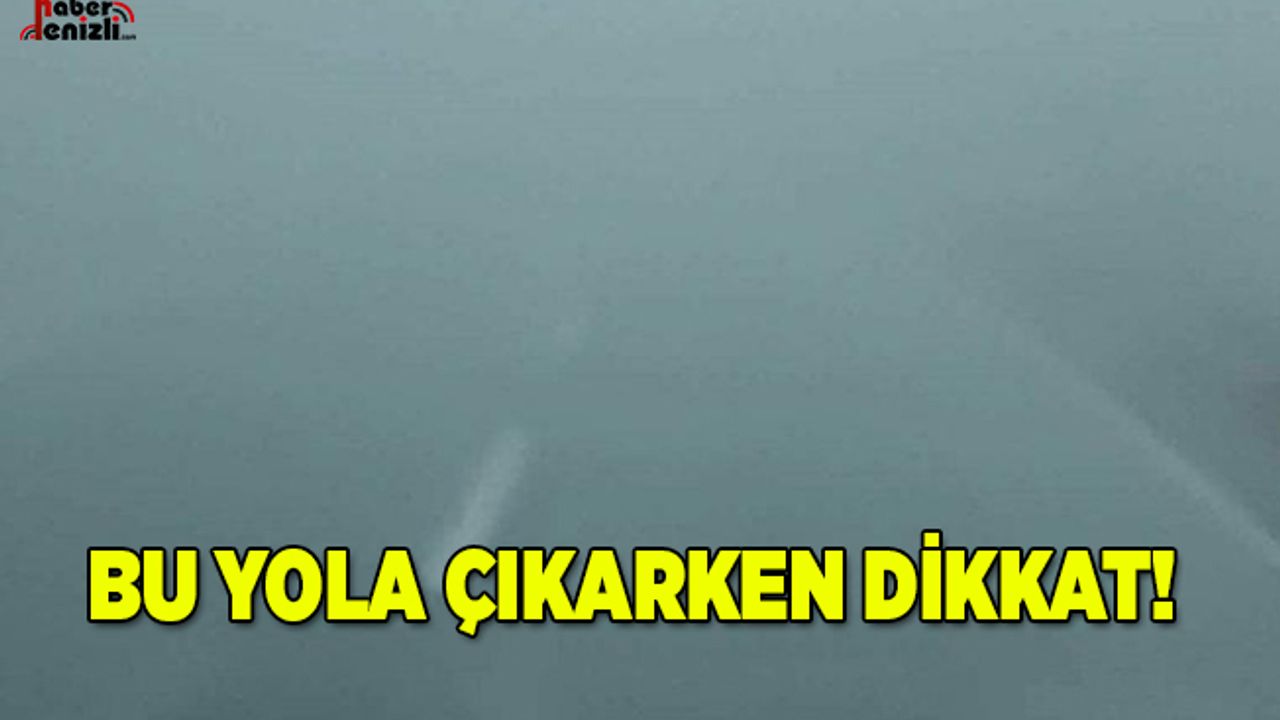 Sis Yüzünden Trafik Durma Noktasına geldi
