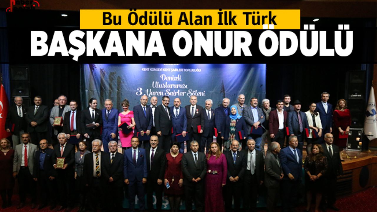 Türk Dünyası Onur Madalyası Zolan'a Verildi
