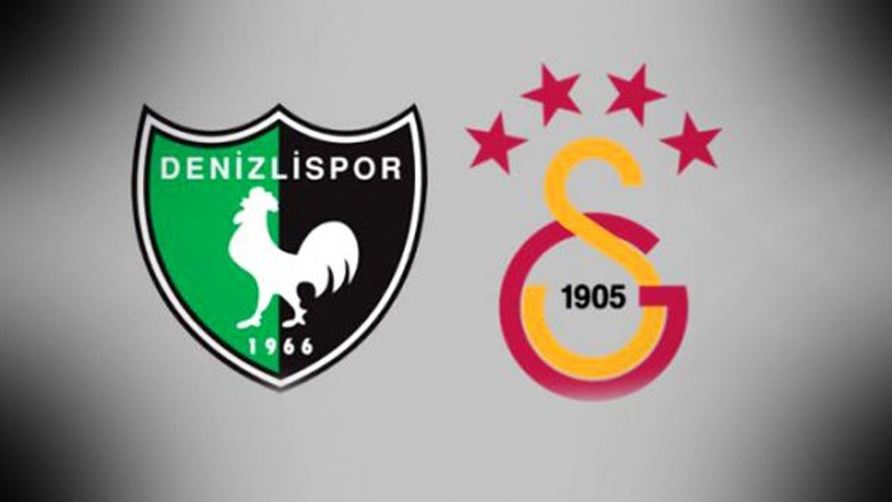 Denizlispor - Galatasaray maçı hangi kanalda, saat kaçta?