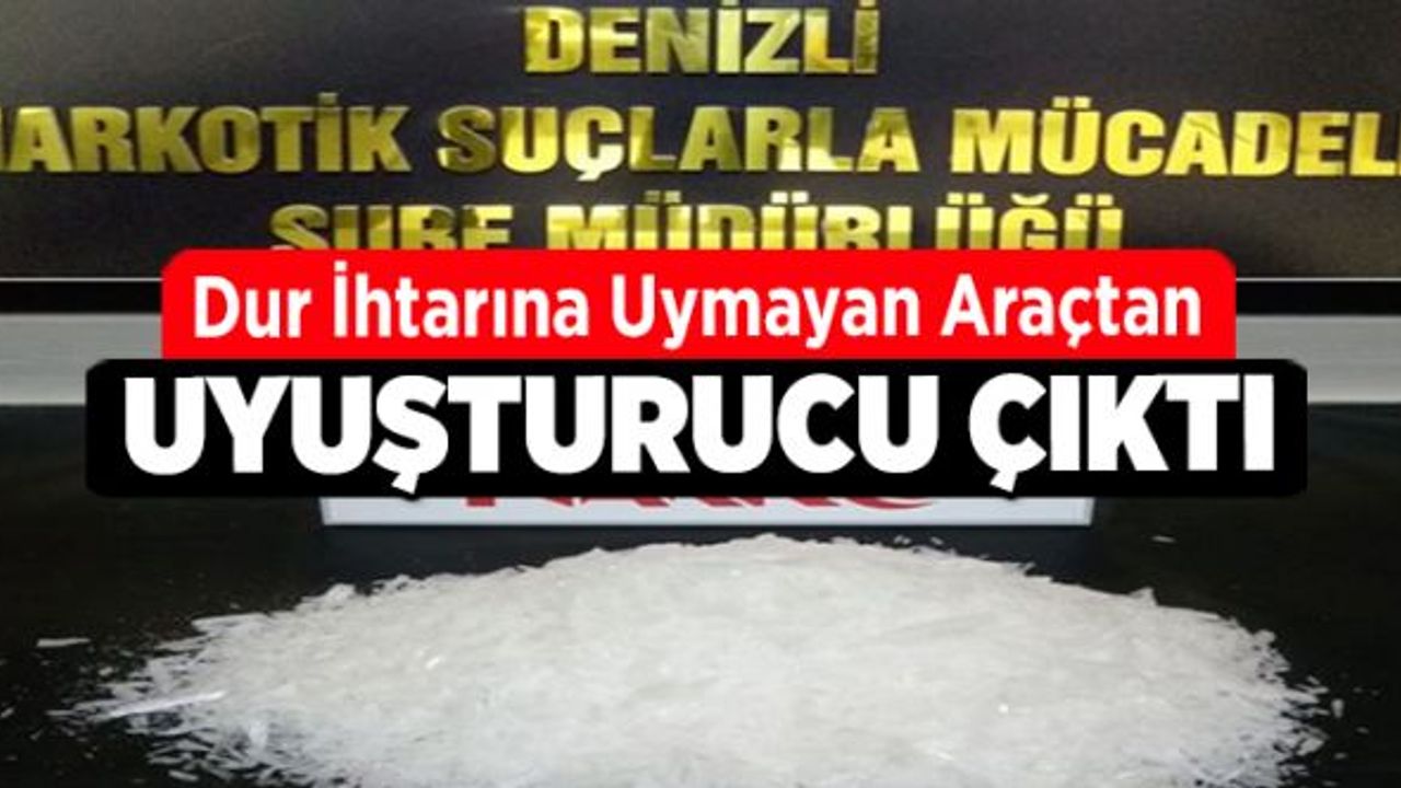 Dur İhtarına Uymayan Araçtan Uyuşturucu Çıktı 2 Tutuklama