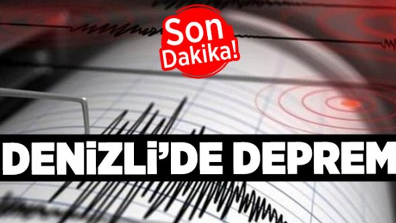 Son Dakika! Denizli'de Şiddetli Deprem Denizli Haber Haberdenizli