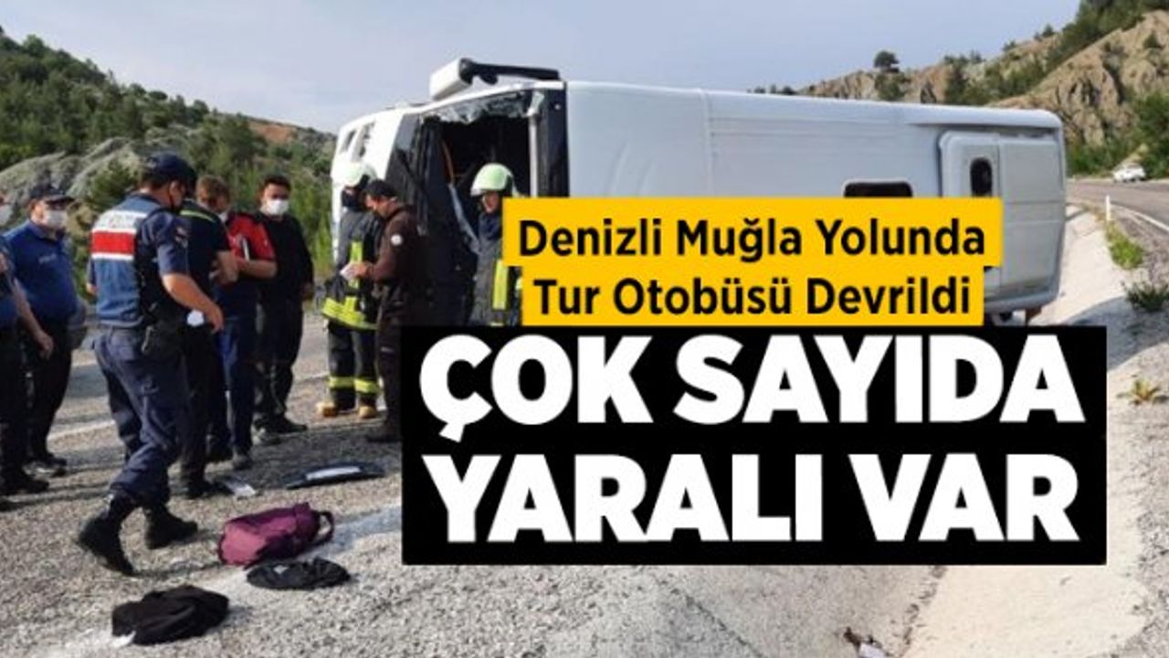 Öğrencileri Taşıyan Otobüs Devrildi 4'ü Ağır 15 yaralı