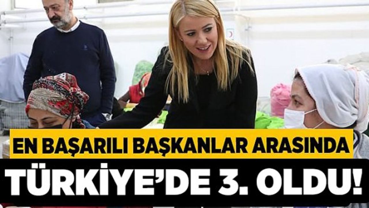 Merkezefendi Belediye Başkanı Doğan Türkiye’de 3. Oldu!