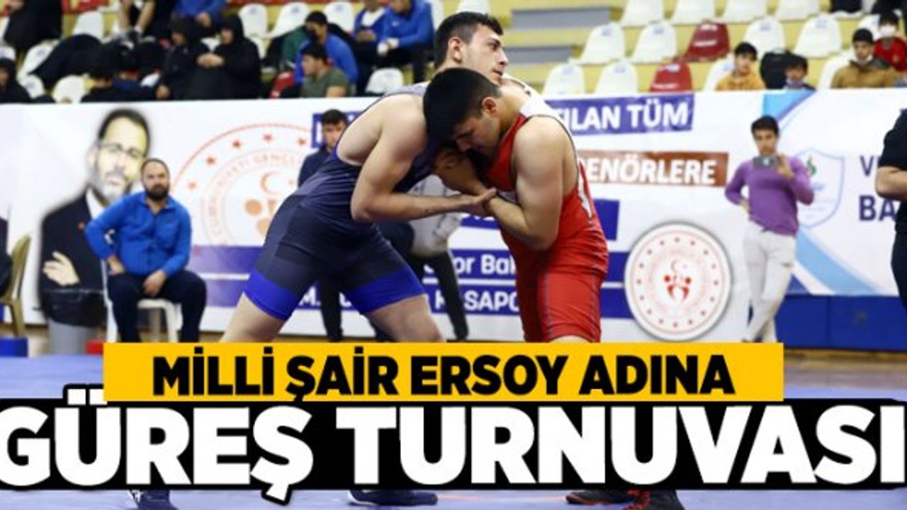 Denizlide Mehmet Akif Anısına Güreş Turnuvası