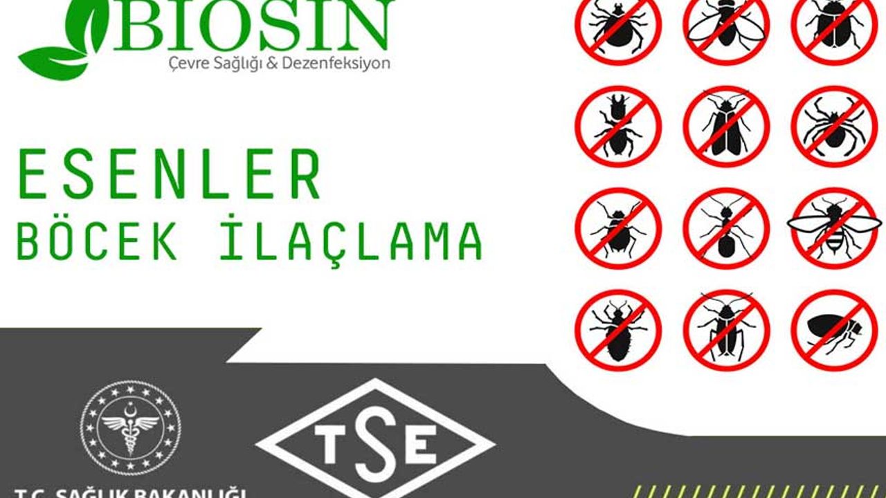 Biosin Esenler Böcek İlaçlama Hizmeti