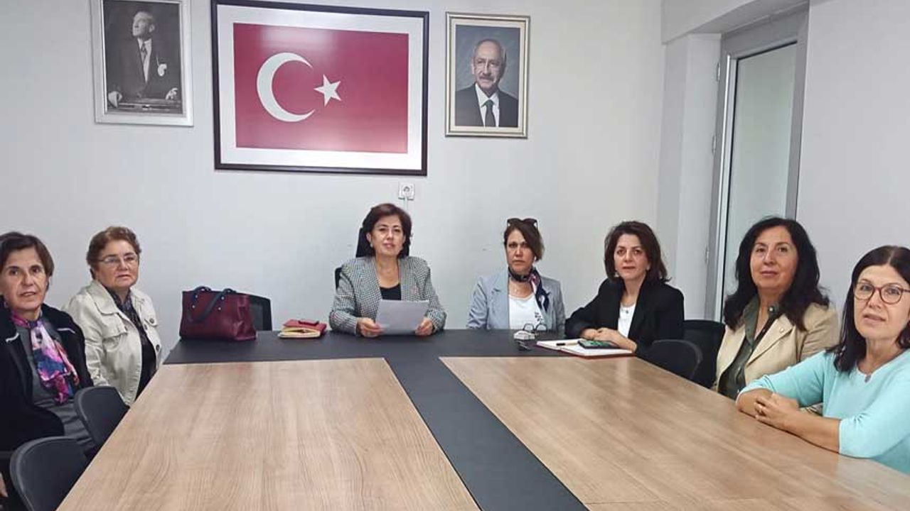 CHP Kadın Kolları'ndan 81 İlde Ortak Basın Açıklaması
