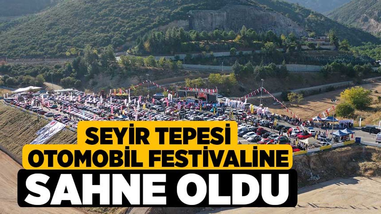Seyir Tepesi Otomobil Festivaline Sahne Oldu