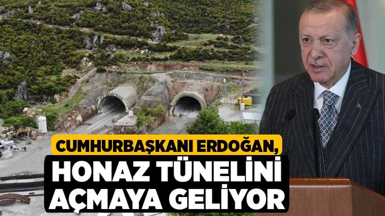 Cumhurbaşkanı Erdoğan, Honaz Tünelini açmaya geliyor
