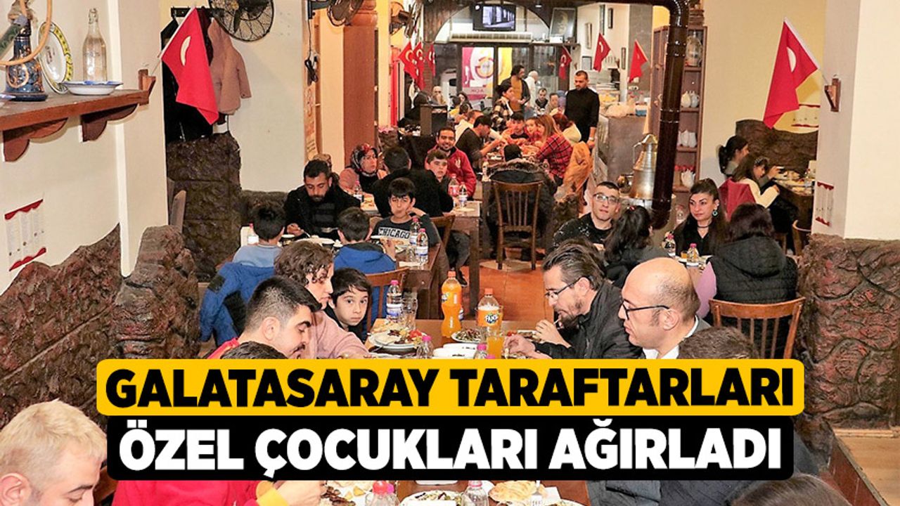 Galatasaray Taraftarları Özel Çocukları Ağırladı