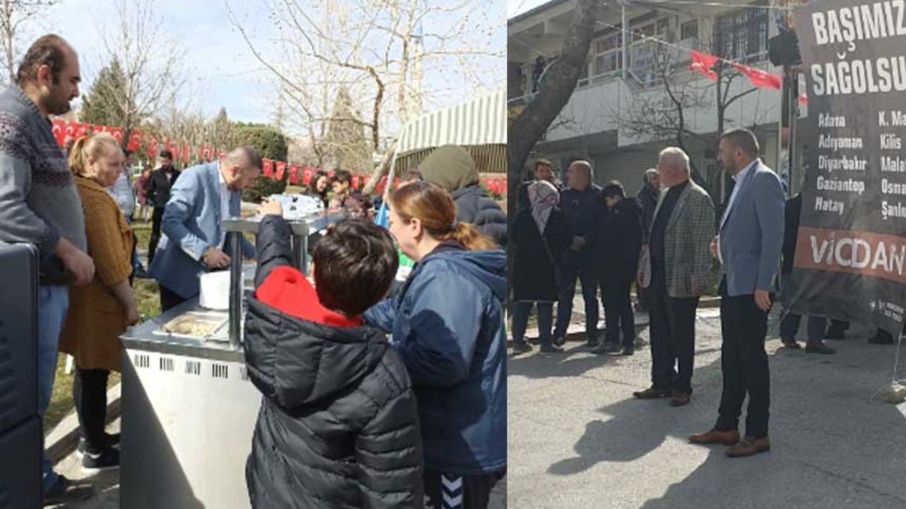 İYİ Parti Deprem Şehitleri için Yasin-i Şerif okutarak, pilav ve lokma hayrı yaptı