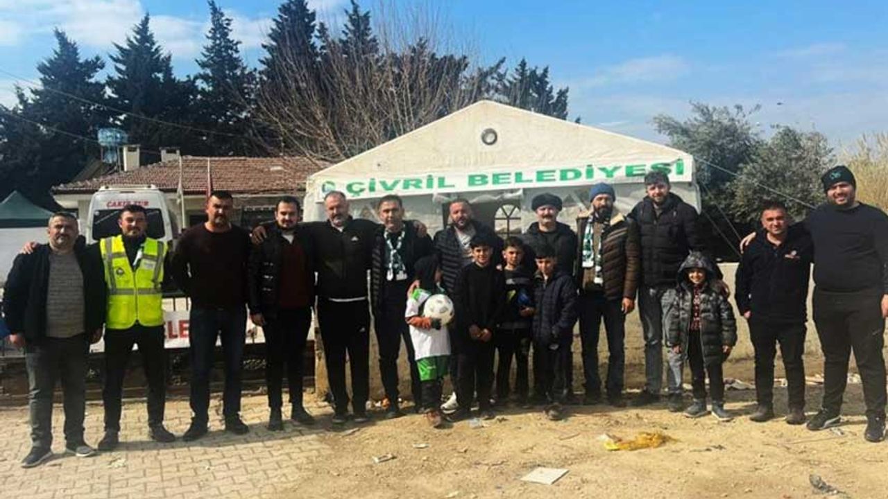 Yeşil Çivril Belediye Spor, depremzedelerle bir araya geldi