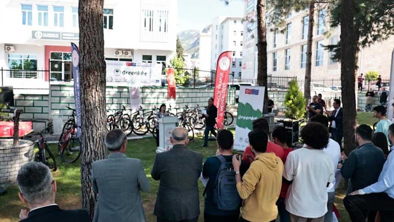 Denizli'de Yeşil Bisiklet projesinin tanıtımı yapıldı