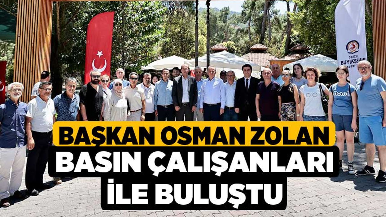 Başkan Osman Zolan Basın Çalışanları İle Buluştu