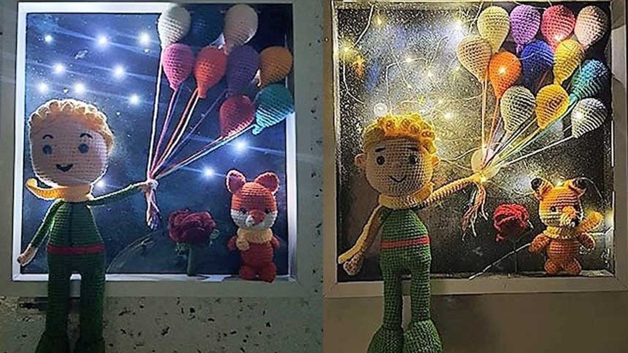 Saatlerce video izleyip öğrendiği sanatıyla depremzede çocukları sevindiriyor