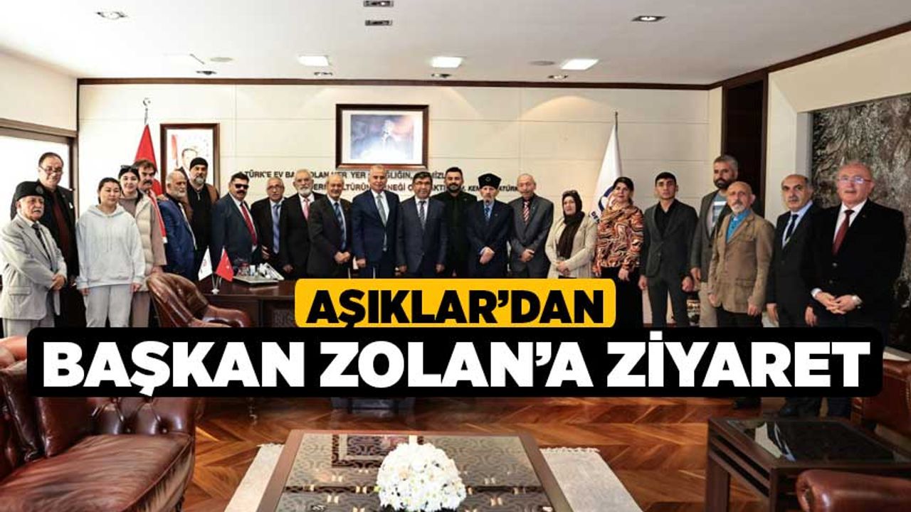 Aşıklar’dan Başkan Osman Zolan’a ziyaret