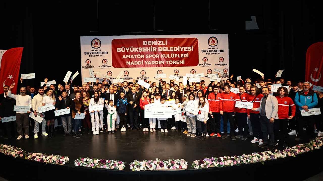 Büyükşehir’den 253 amatör spor kulübüne 7. 200.000 TL’lik dev katkı