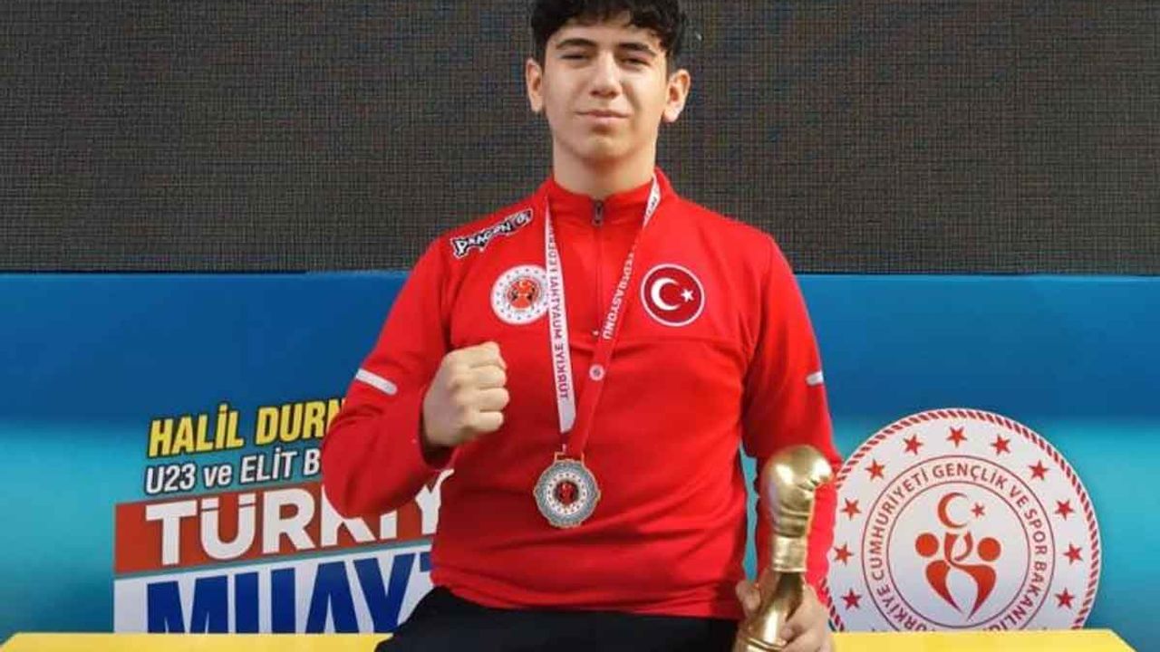 Denizlili Muhammed Furkan Türkiye şampiyonu oldu
