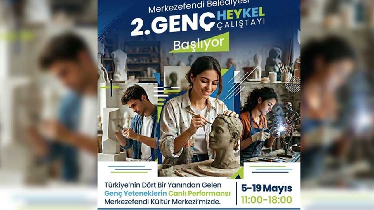 Merkezefendi Belediyesi 2. Genç Heykel Çalıştayı Başlıyor