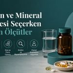 Vitamin ve Mineral Takviyesi Seçerken Bakılan Ölçütler