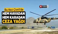 Çivril'de Jandarma'dan Helikopter Destekli Denetim