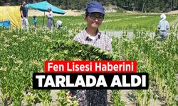 Fen Lisesi Haberini Tarlada Aldı