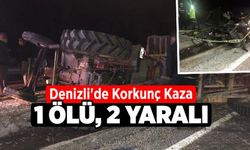 Denizli'de Korkunç Kaza: 1 Ölü, 2 Yaralı