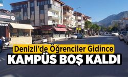 Öğrenciler gitti, kampüs boş kaldı