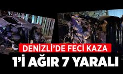 Denizli'de Feci Kaza, 1'i Ağır 7 Yaralı