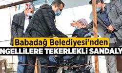 Babadağ Belediyesi’nden Engellilere Tekerlekli Sandalye