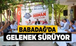 Babadağ'da Gelenek Sürüyor