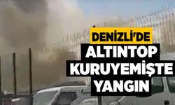 Denizli'de Altıntop Kuruyemişte Yangın