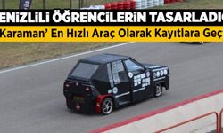 Denizlili öğrencilerin tasarladığı ‘Karaman’ en hızlı araç olarak kayıtlara geçti