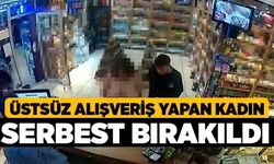 Üstsüz Alışveriş Yapan Kadın Serbest Bırakıldı