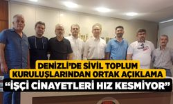 Denizli’de Sivil Toplum Kuruluşlarından Ortak Açıklama “İşçi Cinayetleri Hız Kesmiyor”