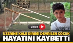 Denizli'de Üzerine kale direği devrilen çocuk hayatını kaybetti